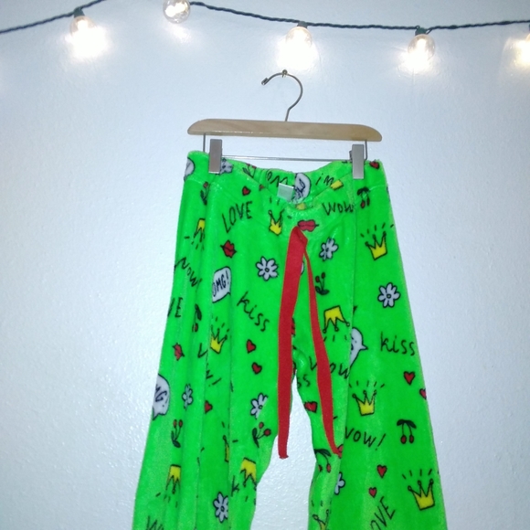 Gaz Concepts Emoji Plush Pajama Pants - Picture 1 of 7